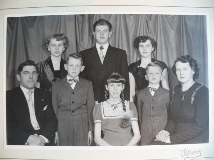 Sigurður bróðir Páls með fjölskyldu sinni