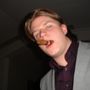 Guðgeir með afmælisvindilinn
