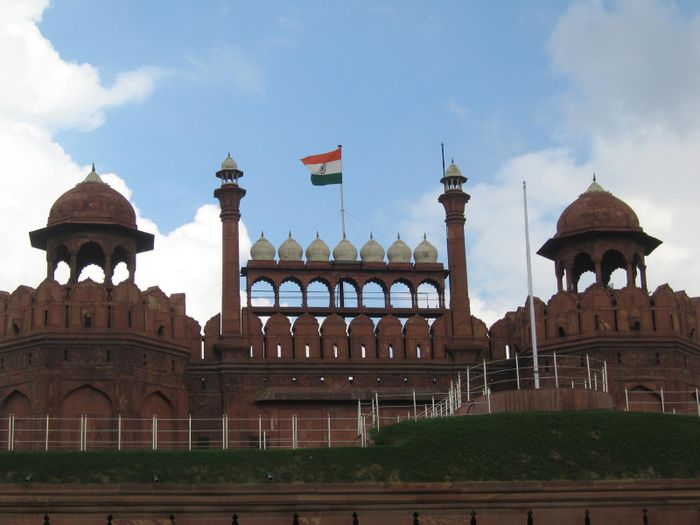 Rauda virkid (Red fort) i Delhi