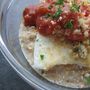 Salsa hafragrautur með eggi, ost og parmesan