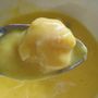 Kæld mango súpa með humri