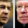Arsene Wenger og Sir Alex Ferguson