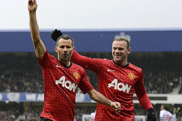 Giggs og Rooney 3.3.2013