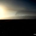 Sun rise over Eyjafjallajökull