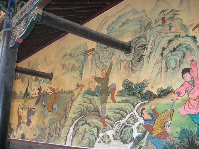 Malverk a husi i Pingyao