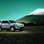 Freelander við Fuji fjall