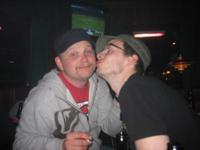 Hjalli og Petur in some loving