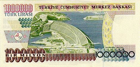 1 Million Turkey Lire