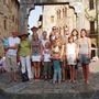 Allir saman komnir í St Gimignano