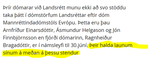 Dmarar  Landsrtti 1