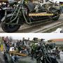 Powered by 800 Horsepower engine of a Russian T55 tank, weights 4,740 kg (10,450 lbs).