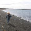 Valli flottur í fjörunni