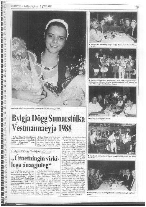 Bylgja Dgg sumarstlka