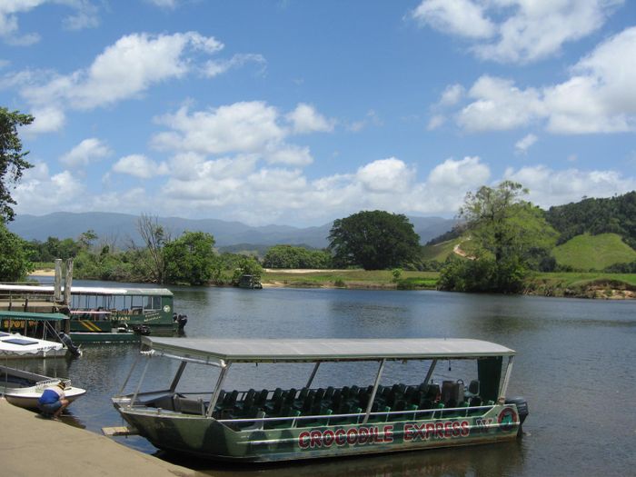 Krokodilaferja a Daintree anni