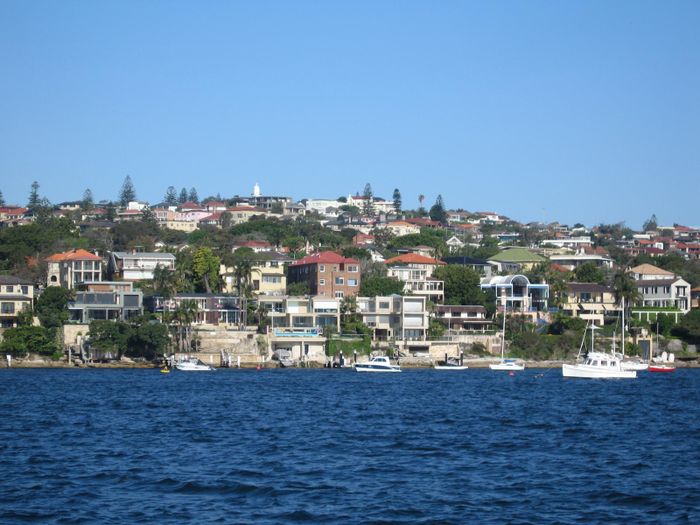 Sydney sed fra ferjunni