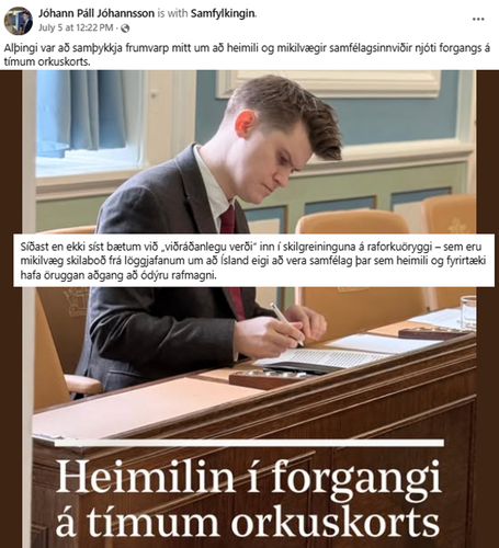 joh orkuskort 1
