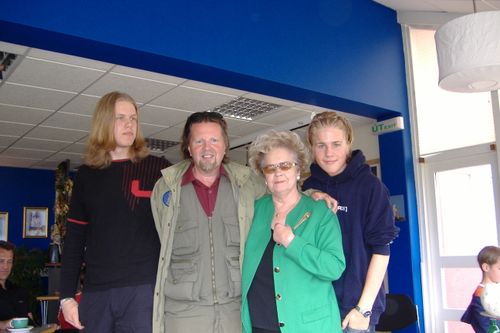 My two sons, Asgeir (father) Helgason, Olof Asgeirsdottir (grandmother)