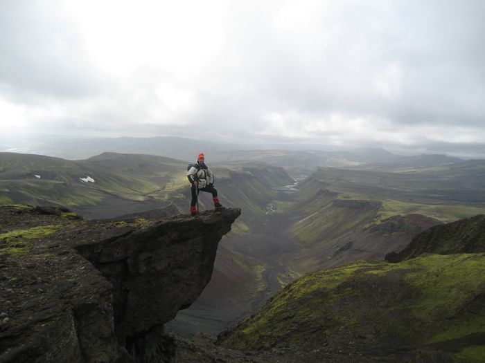 S yfir Eldgjnna -On the top of the world