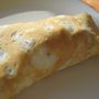Eggjahvítu og prótein tortilla með ofnbökuðu grænmeti og kjúlla