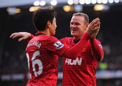 Rooney og Kagawa 2..3..2013..