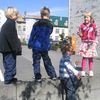 Tjúttað í  sólinni