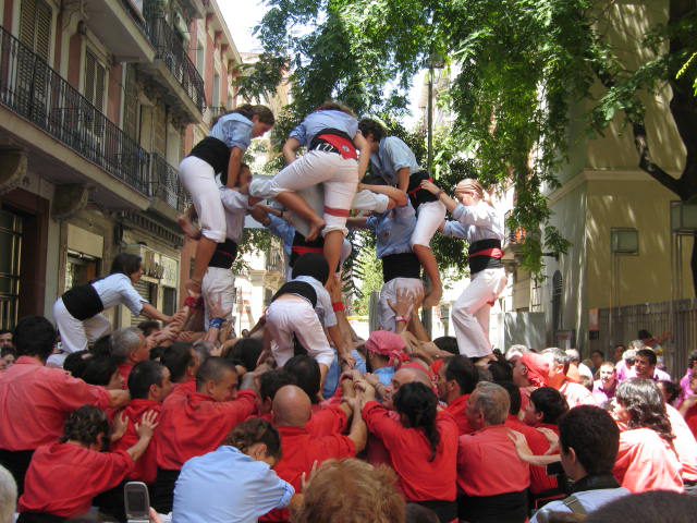 Mannlegur kastali  Barcelona - sumar 2007