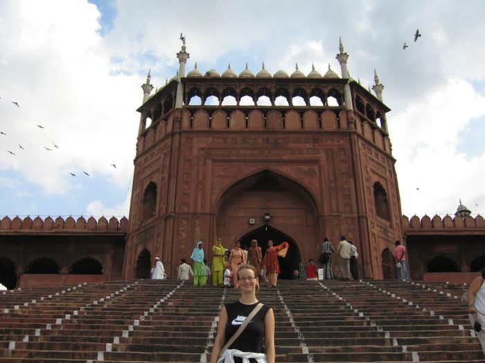 Fyrir utan staersta muslimamusterid i Delhi