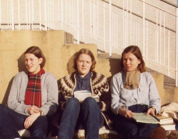 Prflestur vori 1980   Anna Magga, sds Arnar og Birgitta