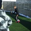 Elvar að taka útspark