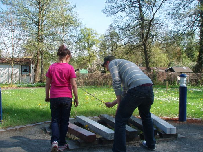 Sophie og Michael a spila