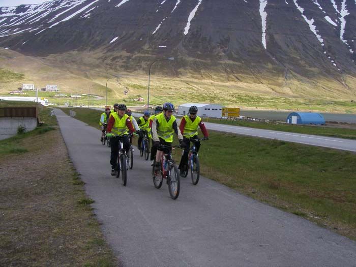 Komin a enda gngugtunnar og stefnt  Reykjavk :-)