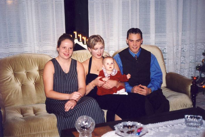 jlin 1995 Claudia, Kristbjrg, Bertha Mara og Arnar