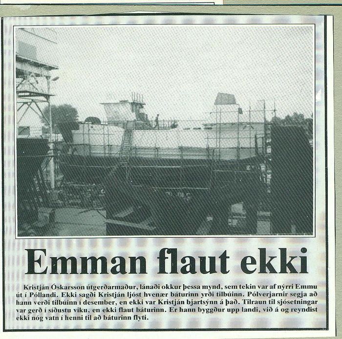 Emman flaut ekki