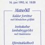 Matseðill í Höllinni 16 júní