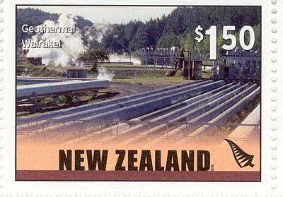 NZ Geothermal Stamp
