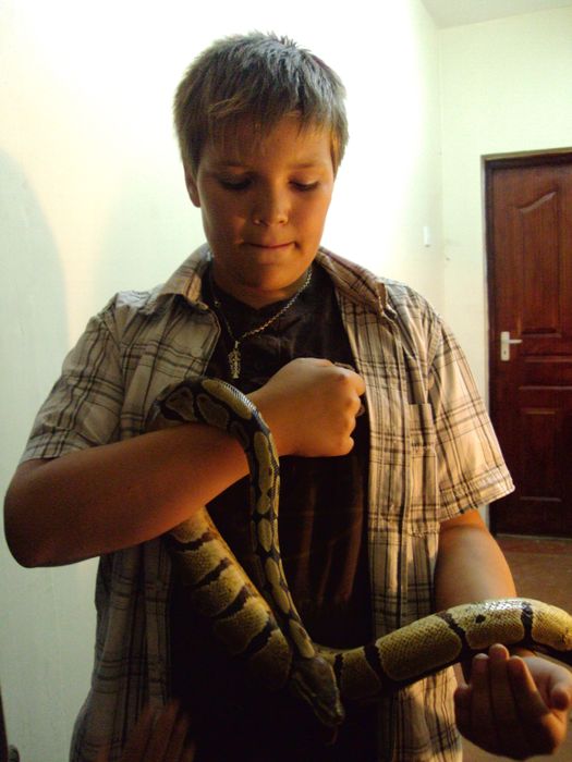 Marks holding a Python!!!